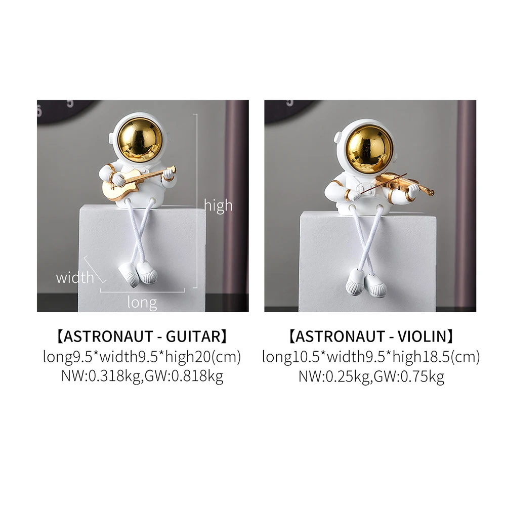 Nordic Creative Home Decor Musical Instrument Astronaut Resin Doll Bookshelf Bedroom Desktop Decor Crafts Children's Gift
Nordic Creative Home Decor Musical Instrument Astronaut Resin Doll Bookshelf Bedroom Desktop Decor Crafts Children's Gift