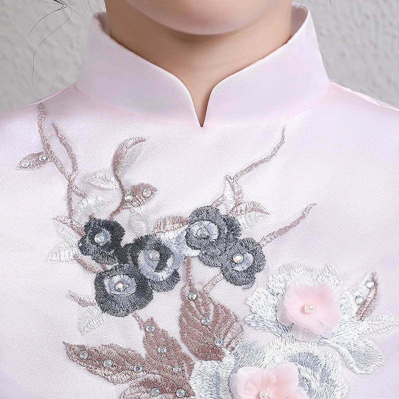 Children Princess Dress Girl Chinese Evening Dresses Long Qipao Pink Cheongsam Kids Clothes Oriental Style Dresses Customized
Children Princess Dress Girl Chinese Evening Dresses Long Qipao Pink Cheongsam Kids Clothes Oriental Style Dresses Customized