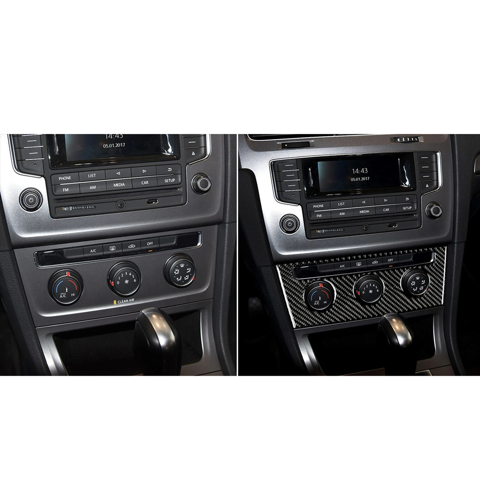 Vingtank High Class Air Conditioning Button Frame Car Air Conditioning Cover for Car Interior Decoration for Golf 7 2013-2017 
Vingtank High Class Air Conditioning Button Frame Car Air Conditioning Cover for Car Interior Decoration for Golf 7 2013-2017
