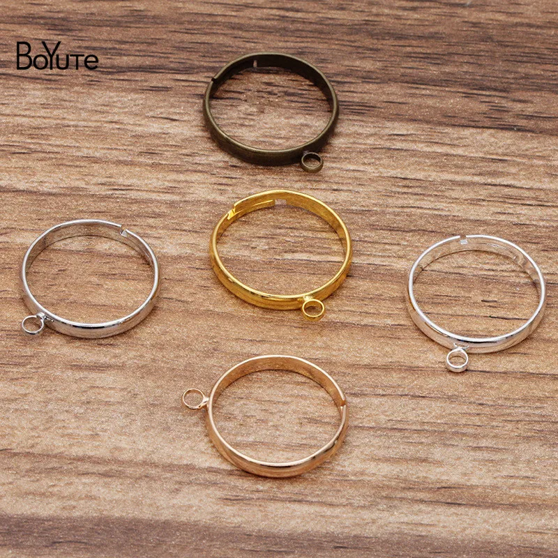 BoYuTe (50 Pieces/Lot) Inner 18MM Diameter Adjustable Ring Base Settings with One Loop Diy Handmade Jewelry Accessories
BoYuTe (50 Pieces/Lot) Inner 18MM Diameter Adjustable Ring Base Settings with One Loop Diy Handmade Jewelry Accessories