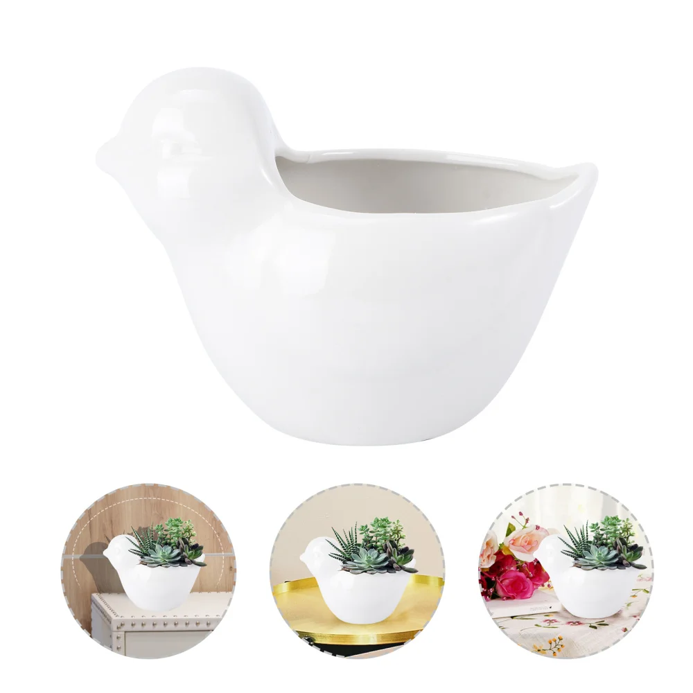 1pc Bird Modeling Ceramic Flowerpot Creative Animal Modeling Flowerpot
1pc Bird Modeling Ceramic Flowerpot Creative Animal Modeling Flowerpot