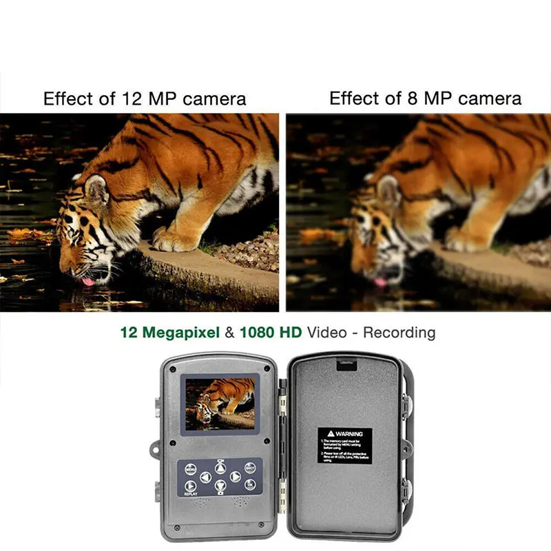 Wilderness Trail Solar Powered Camera Wireless Waterproof Infrared Night Vision JHP-Best | Безопасность и защита