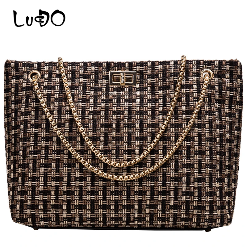 Fashion Knitting Chain Shoulder Crossbody Bags 2020 large capacity totes casual Chain Messenger Bag For Women 2020 HandBags
Fashion Knitting Chain Shoulder Crossbody Bags 2020 large capacity totes casual Chain Messenger Bag For Women 2020 HandBags
