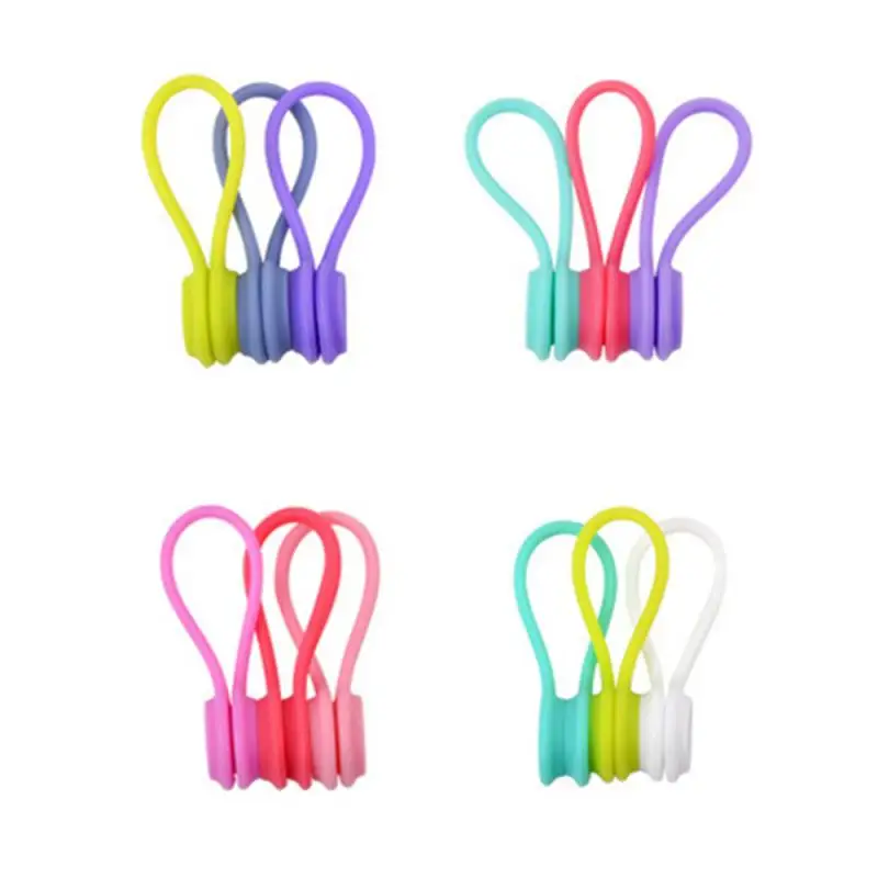 3pcs Silicone Cable Organizer Magnetic Clip Wire Winder Cable Earphone Holder Key Cord Protector Management Earphone Accessories
3pcs Silicone Cable Organizer Magnetic Clip Wire Winder Cable Earphone Holder Key Cord Protector Management Earphone Accessories