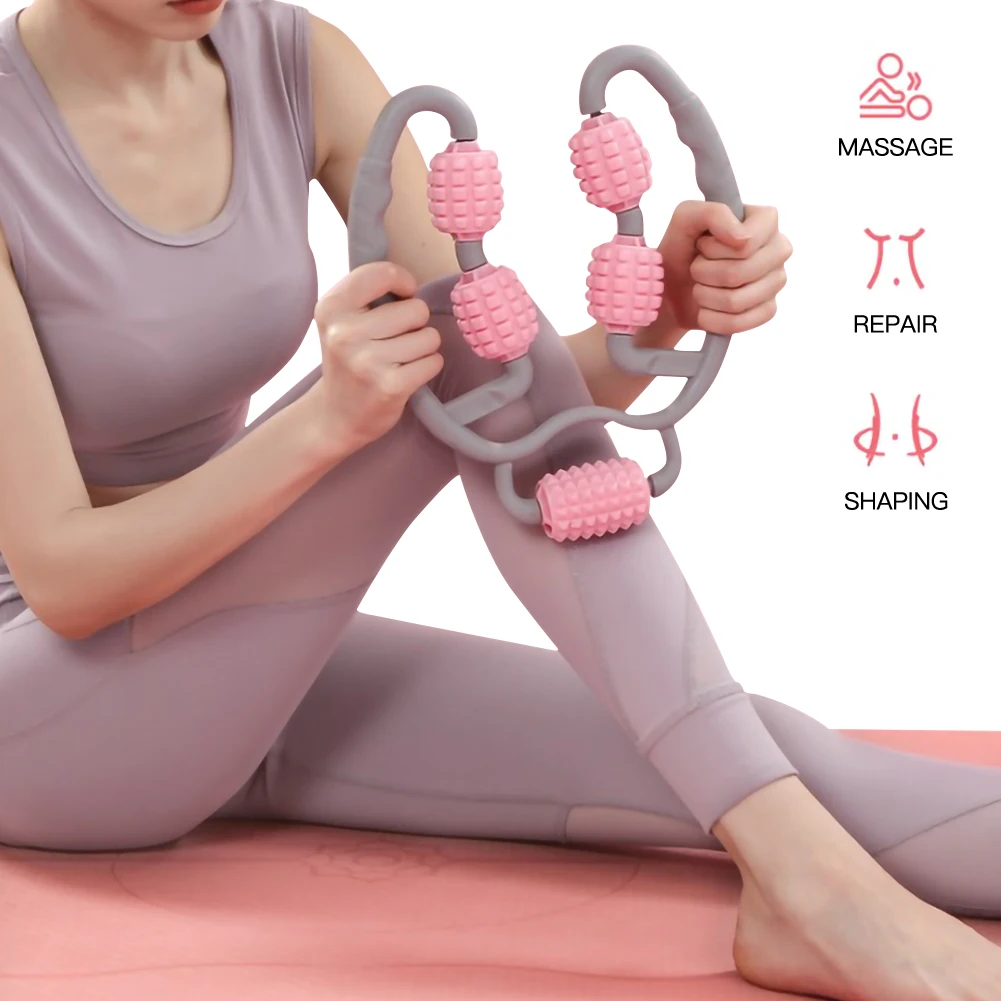 Fitness Foam Shaft Ring Leg Clamp Massager Eliminate Muscle Relaxation Wheel Calf Massage Roller
Fitness Foam Shaft Ring Leg Clamp Massager Eliminate Muscle Relaxation Wheel Calf Massage Roller