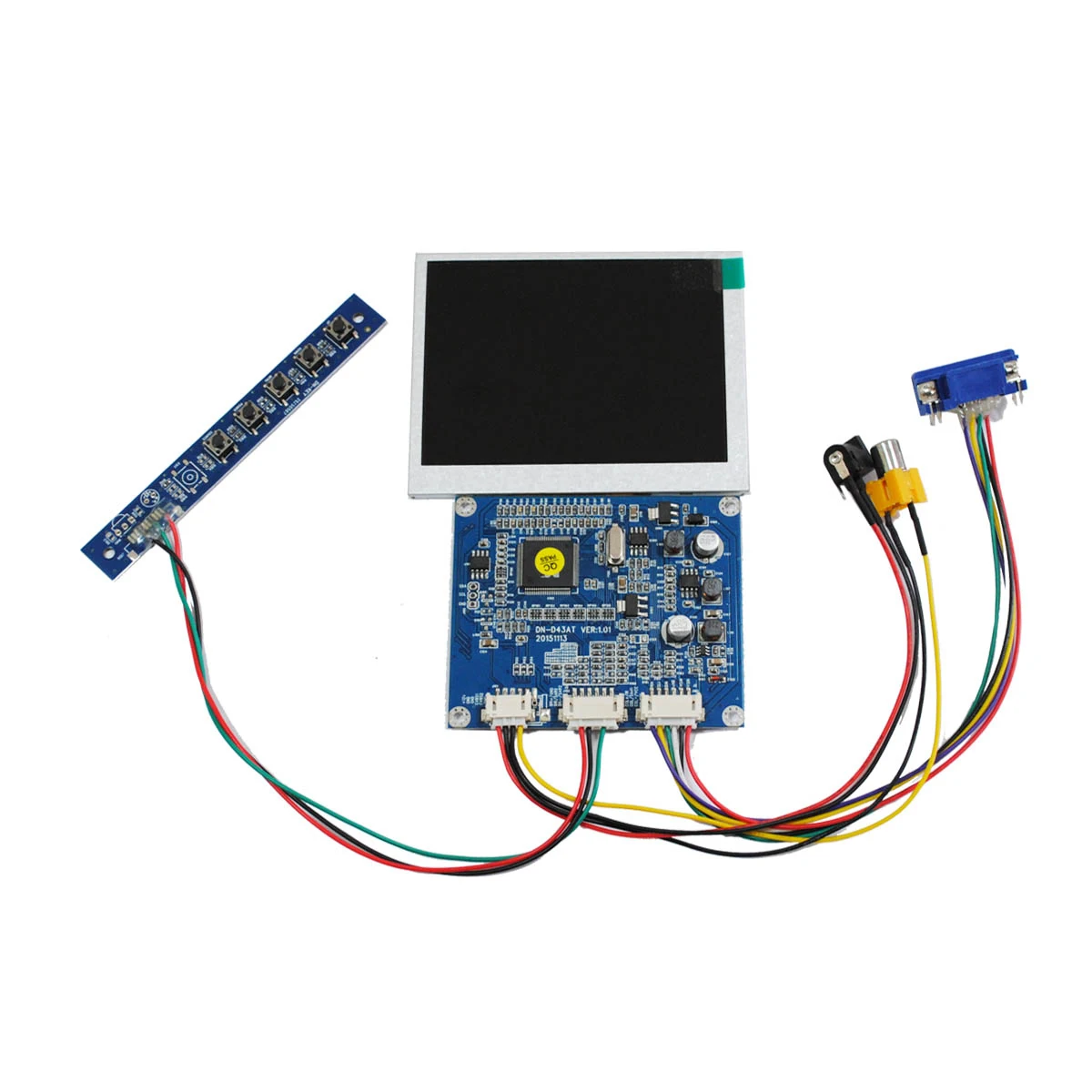 4 inch TFT LCD display module kit supports video VGA signal input 320x240 320cd/m2 for industrial TV office
4 inch TFT LCD display module kit supports video VGA signal input 320x240 320cd/m2 for industrial TV office