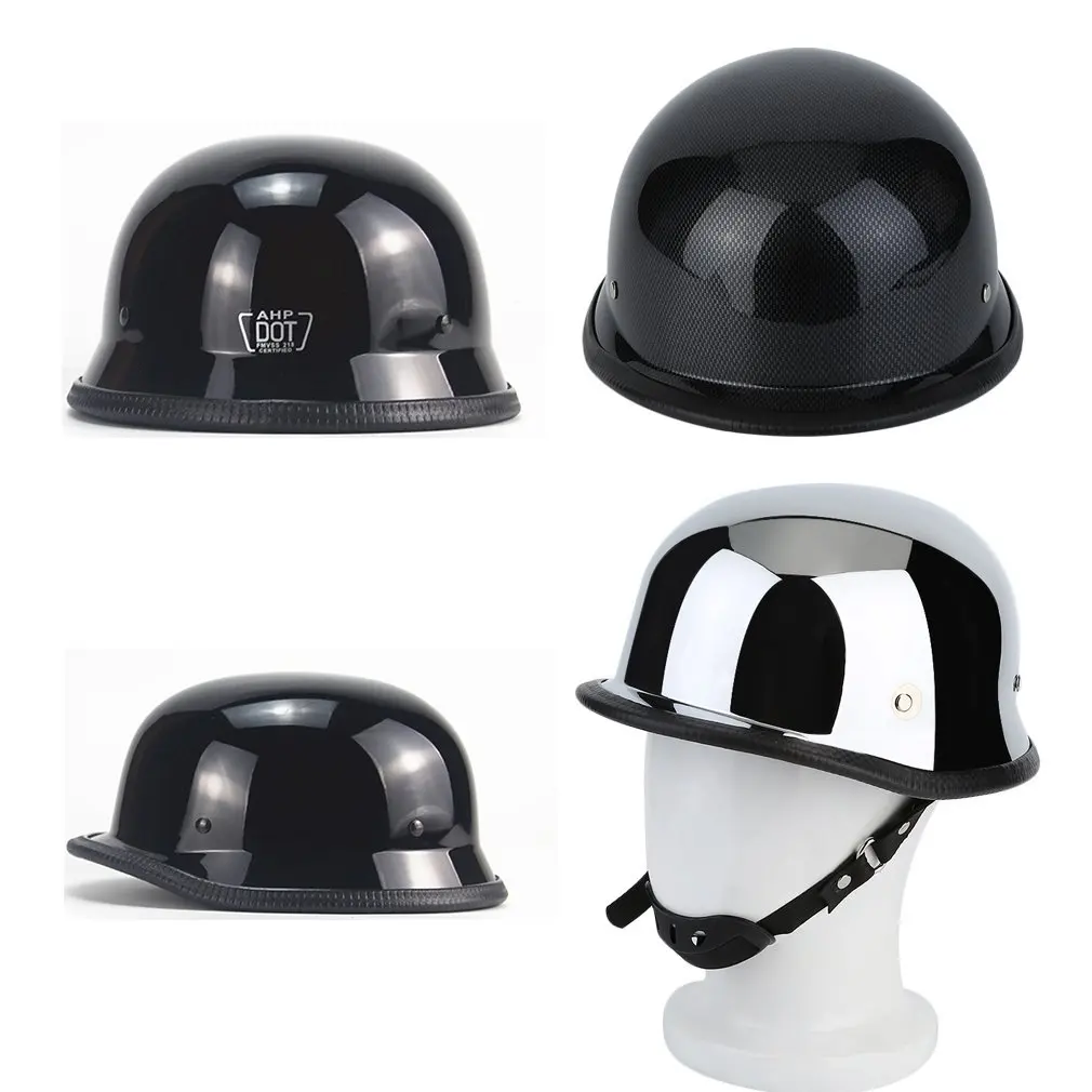 Comfortable Matte Black German Style Vintage Motorcycle Helmet Durable Half Face German Bicycle Helmet Motorcycle Bicycle Helmet
Comfortable Matte Black German Style Vintage Motorcycle Helmet Durable Half Face German Bicycle Helmet Motorcycle Bicycle Helmet