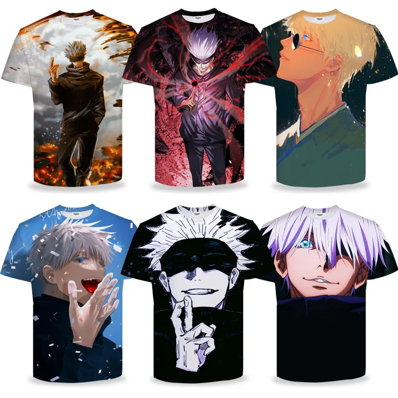 Jujutsu Kaisen Itadori Yuji Ryomen Sukuna Nanami Kento Gojo Satoru Cosplay 3D T-shirt Aldult Unisex Tops Kids Short Sleeve Prop
Jujutsu Kaisen Itadori Yuji Ryomen Sukuna Nanami Kento Gojo Satoru Cosplay 3D T-shirt Aldult Unisex Tops Kids Short Sleeve Prop