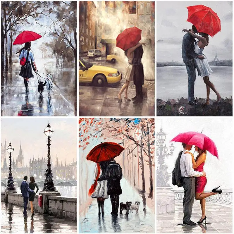 Lovers In The Rain Diamond Paintings Kits for Adults Romantic Landscape Full Diamond Embroidery Cross Stitch Kits for Home Decor
Lovers In The Rain Diamond Paintings Kits for Adults Romantic Landscape Full Diamond Embroidery Cross Stitch Kits for Home Decor