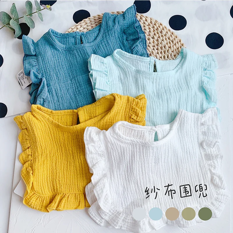 Baby Bibs Korean Cotton Gauze Bib Toddler Baby Girls Boys Smocked Infant Muslin Cloth Saliva Towel Baby Stuff Ruffle Washcloth
Baby Bibs Korean Cotton Gauze Bib Toddler Baby Girls Boys Smocked Infant Muslin Cloth Saliva Towel Baby Stuff Ruffle Washcloth