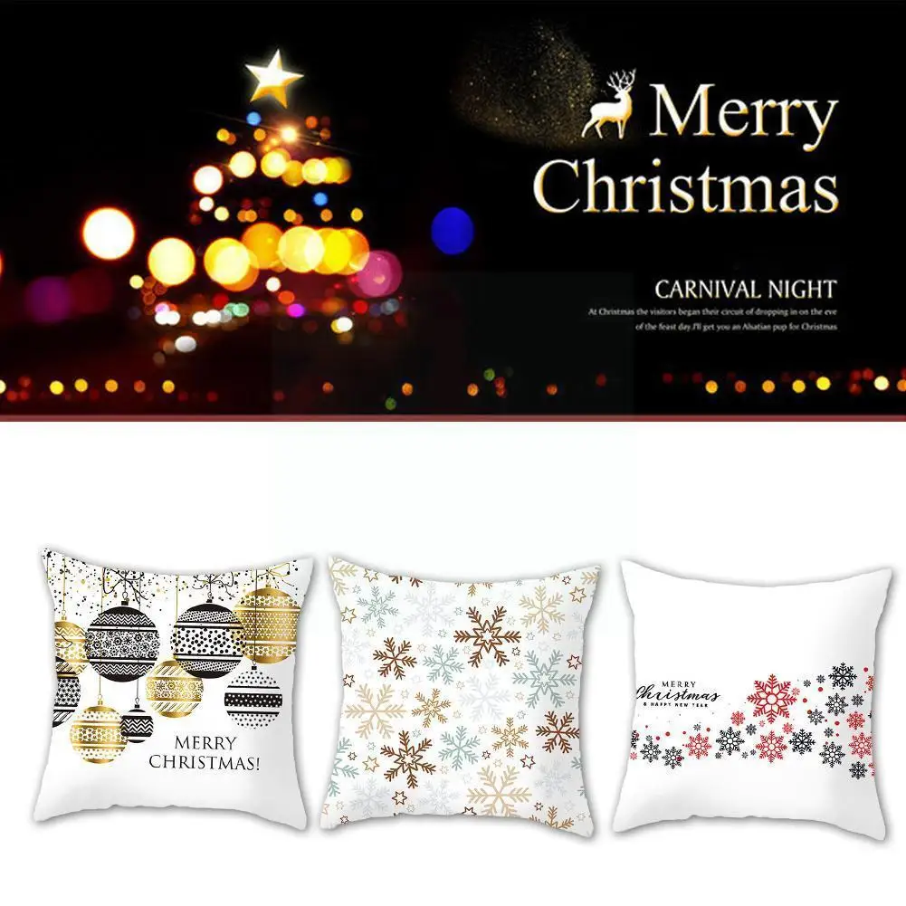 Christmas Festival Snowflake Home Pillow Case Cushion Seat Cover Chair Decor Office Family Gift Rest Nap Sofa Car Party Wed I5A0
Christmas Festival Snowflake Home Pillow Case Cushion Seat Cover Chair Decor Office Family Gift Rest Nap Sofa Car Party Wed I5A0