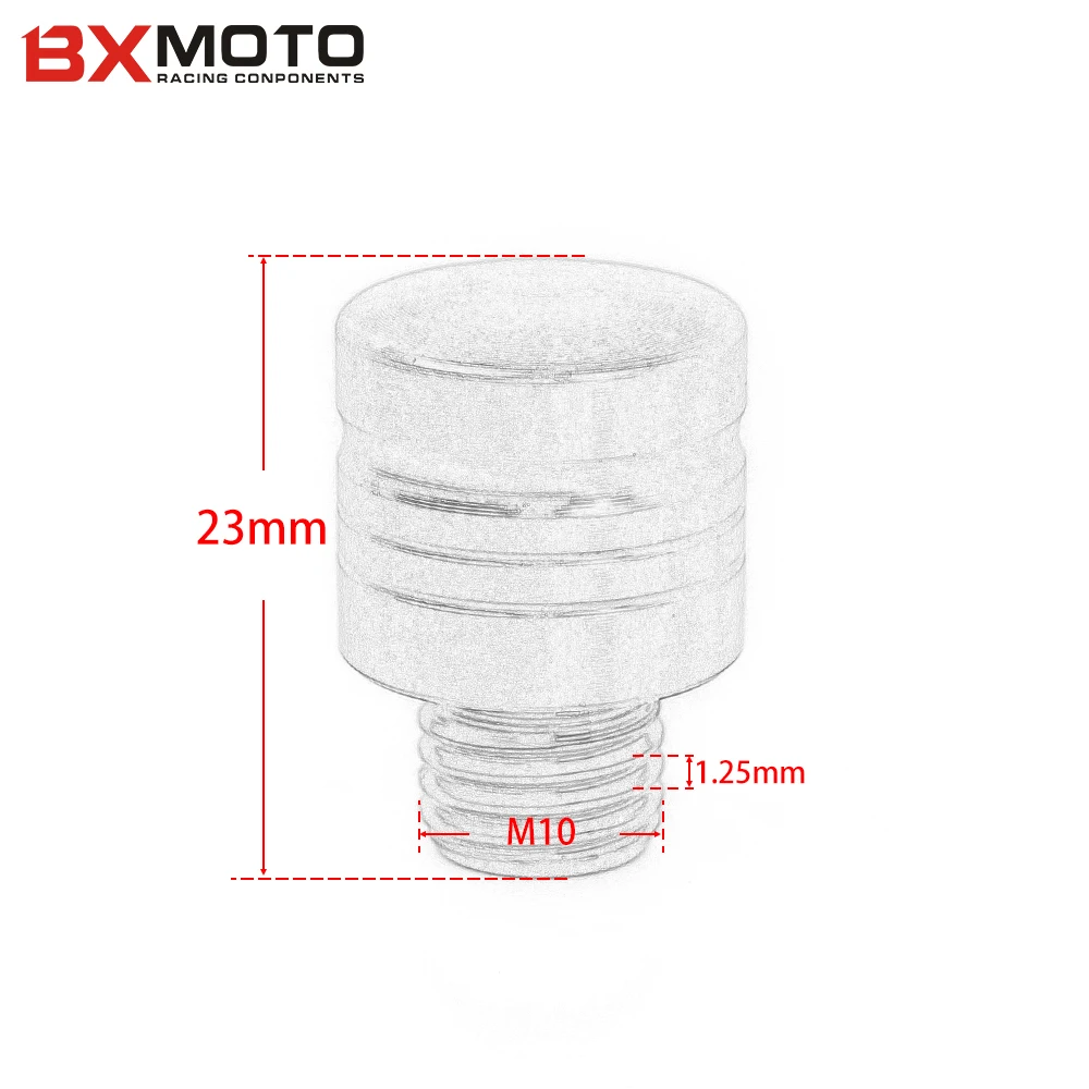 For KAWASAKI Z750 Z 750 2007 2008 2009 2010 2011 2012 Motorcycle M10X1.25 CNC Aluminum Mirror Hole Plug Screw
For KAWASAKI Z750 Z 750 2007 2008 2009 2010 2011 2012 Motorcycle M10X1.25 CNC Aluminum Mirror Hole Plug Screw