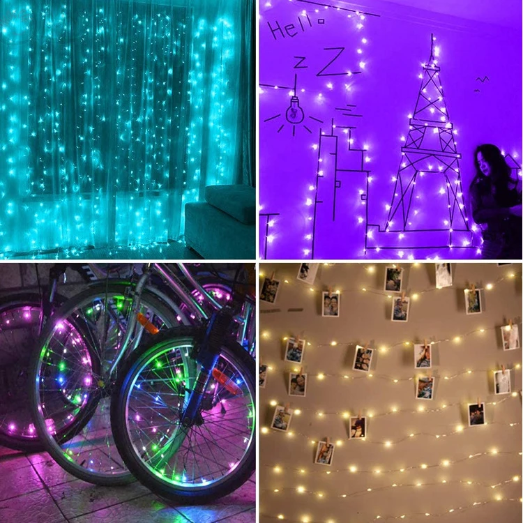 Waterproof Christmas tree decoration USB LED string lights Bluetooth application control string lights outdoor fairy lights
Waterproof Christmas tree decoration USB LED string lights Bluetooth application control string lights outdoor fairy lights