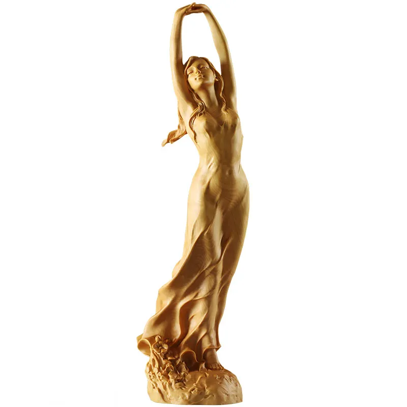23cm Wood Beauty Female Statue Sculpture Art Handmade Boxwood Carving Fairy Chinese Style Mini Crafts office Home Decoration
23cm Wood Beauty Female Statue Sculpture Art Handmade Boxwood Carving Fairy Chinese Style Mini Crafts office Home Decoration