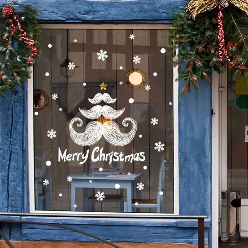 New Year Christmas Decoration Glue-free Waterproof Santa Claus Moustache Glass PVC Electrostatic Window Large Wall Sticker
New Year Christmas Decoration Glue-free Waterproof Santa Claus Moustache Glass PVC Electrostatic Window Large Wall Sticker