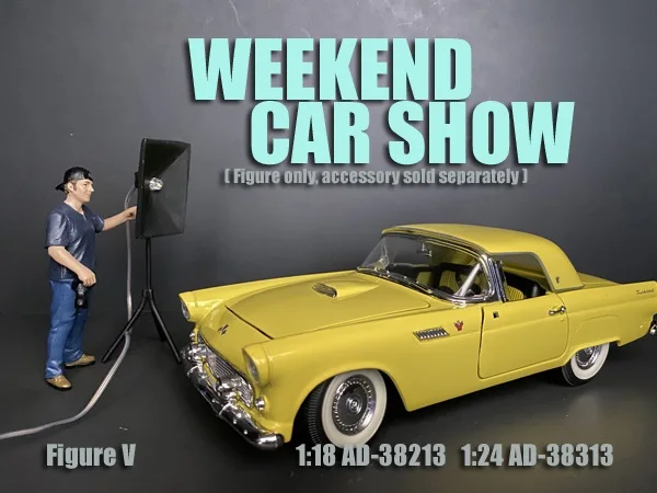 1/18 American Diorama Auto show professional photographers do not include photography lights and cars 38213 Scene matching doll
1/18 American Diorama Auto show professional photographers do not include photography lights and cars 38213 Scene matching doll