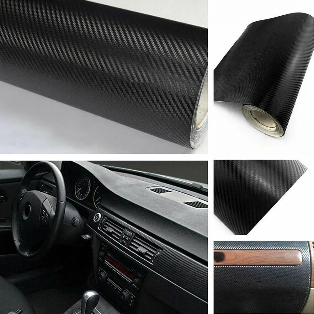 Decals Car Sticker Film Foil Inner Interior 3D Carbon Fiber Style Black Bumper Replacement
Decals Car Sticker Film Foil Inner Interior 3D Carbon Fiber Style Black Bumper Replacement