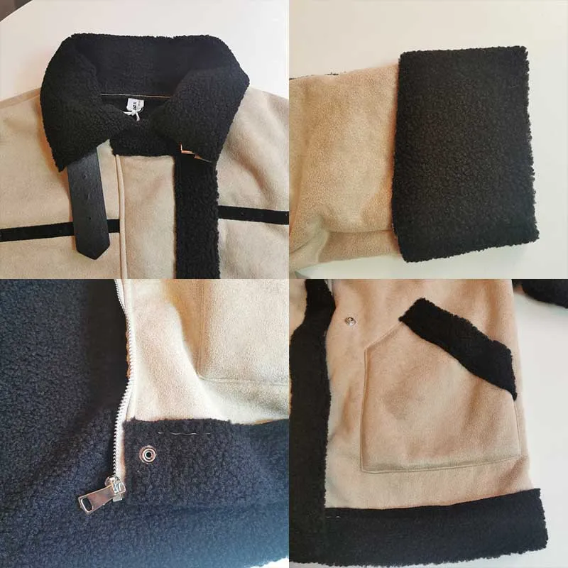 Women New Year Lambswool Coat Korean Version Locomotive Jacket Autumn Winter Loose Zipper Stand-up Collar Warm Fashion Casual St
Women New Year Lambswool Coat Korean Version Locomotive Jacket Autumn Winter Loose Zipper Stand-up Collar Warm Fashion Casual St