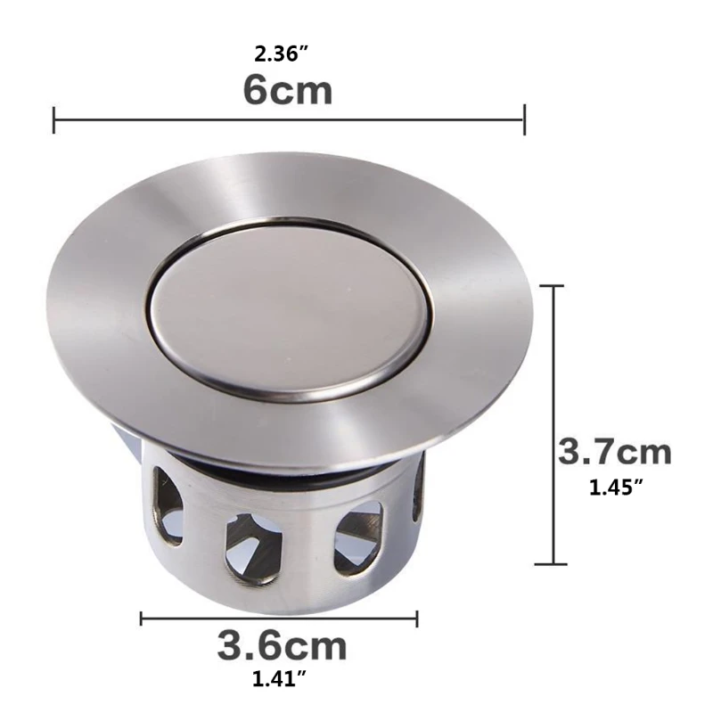 Universal Wash Basin Bounce Drain Filter Sink Drain Vanity Stopper Bathroom Accessories Bathtub Plug Hair Catcher Faucet
Universal Wash Basin Bounce Drain Filter Sink Drain Vanity Stopper Bathroom Accessories Bathtub Plug Hair Catcher Faucet