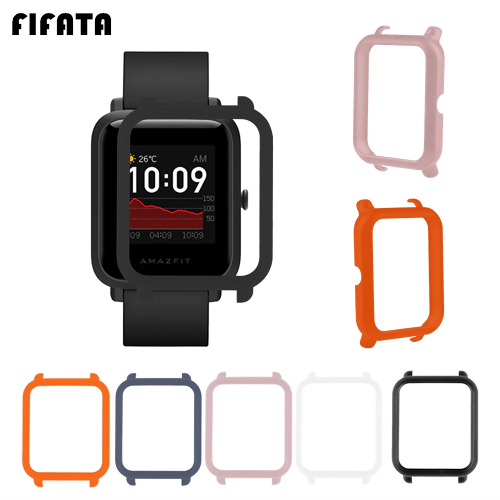 Защитный чехол FIFATA для Huami Amazfit Bip S часов пластиковый бампер Lite 1S защитная
