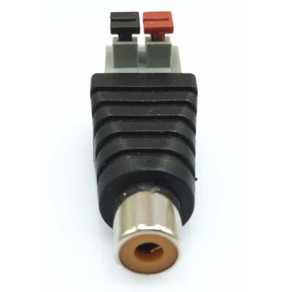 Speaker Wire Cable To Audio Male RCA Connector Adapter Jack Plugs Plastic Metal
Speaker Wire Cable To Audio Male RCA Connector Adapter Jack Plugs Plastic Metal