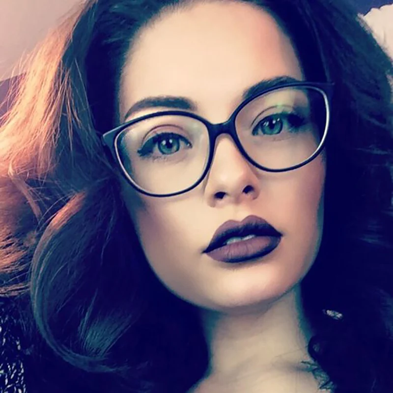 Female Anti Blue Light Blocking Eyeglasses Simple Style Cat Eye Anti-blue Glasses Women Optical Glasses Eyewear transparent 
Female Anti Blue Light Blocking Eyeglasses Simple Style Cat Eye Anti-blue Glasses Women Optical Glasses Eyewear transparent