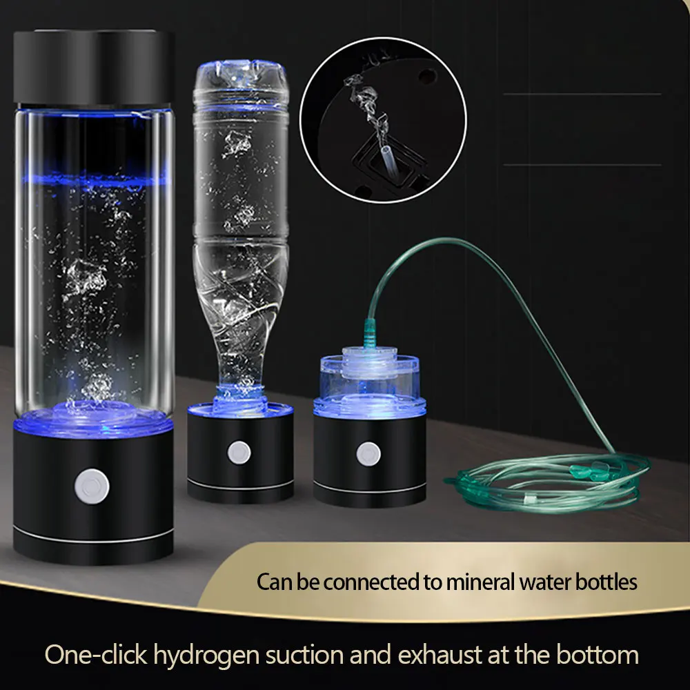 

Генератор водородной воды, щелочной аппарат, USB Перезаряжаемый, супер антиоксидантный ORP, богатый водородной водой стакан для воды