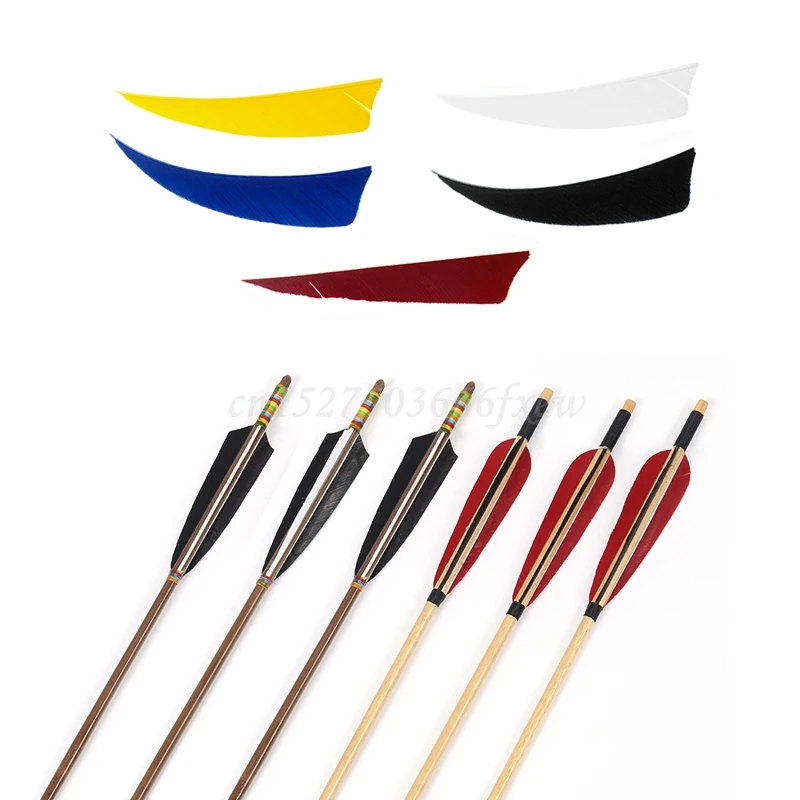 50Pcs 4 inch Shield Shape Turkey Feather Arrow Archery Hunting Fletching for DIY 
50Pcs 4 inch Shield Shape Turkey Feather Arrow Archery Hunting Fletching for DIY