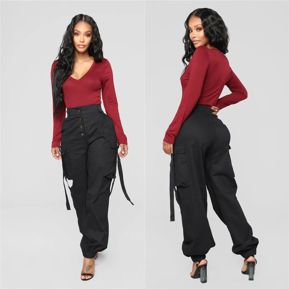 ew Fashion Women Cargo Utility Work Hiking Army Military Multi Pockets Chic High Waist Casual Ladies Training sport Pants
ew Fashion Women Cargo Utility Work Hiking Army Military Multi Pockets Chic High Waist Casual Ladies Training sport Pants