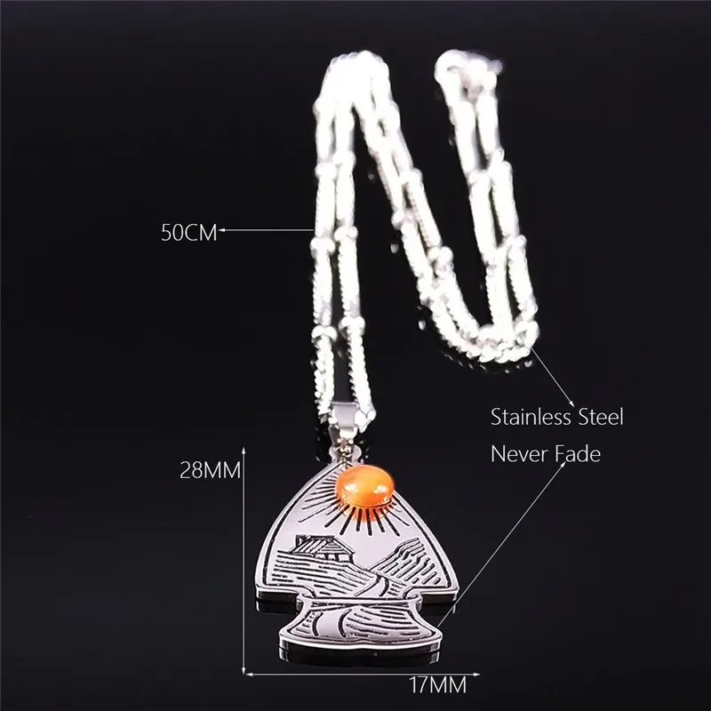 Sun Village Opal Stainless Steel Statement Necklace Women/Men Silver Color Small Necklaces Jewelry cadenas mujer NXH1203S04
Sun Village Opal Stainless Steel Statement Necklace Women/Men Silver Color Small Necklaces Jewelry cadenas mujer NXH1203S04