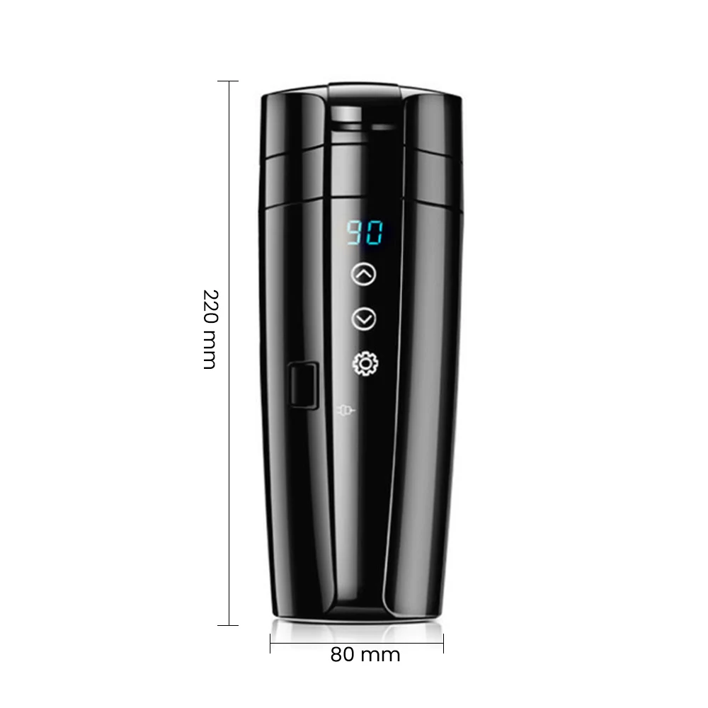 AOSHIKE 400ML Portable Car Heating Cup 12V 24V Electric Heat Water LCD Display Kettle Coffee Tea Milk 304 Stainless Steel
AOSHIKE 400ML Portable Car Heating Cup 12V 24V Electric Heat Water LCD Display Kettle Coffee Tea Milk 304 Stainless Steel