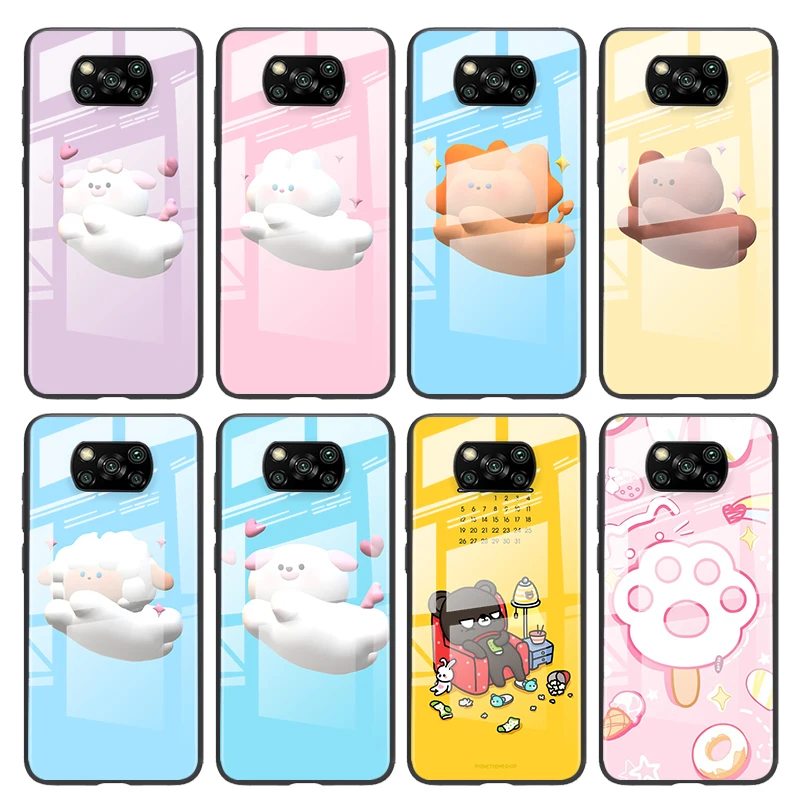 Tempered Glass Cover Cute cartoon animal pig For Xiaomi POCO F3 F2 X3 NFC X2 M2 Pro Shockproof Shell Phone Case Capa
Tempered Glass Cover Cute cartoon animal pig For Xiaomi POCO F3 F2 X3 NFC X2 M2 Pro Shockproof Shell Phone Case Capa