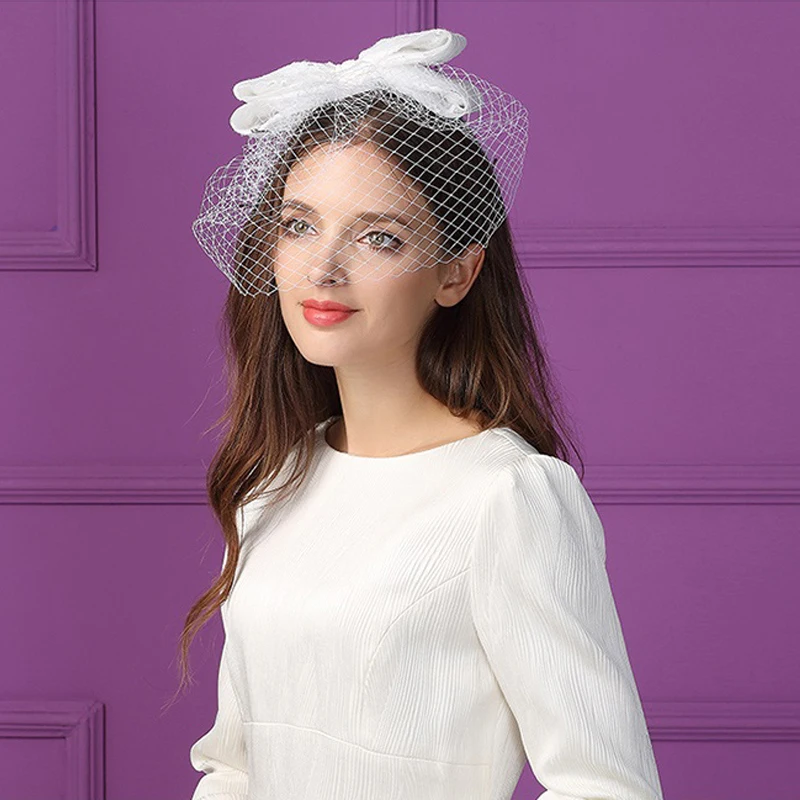 Vintage Black Wedding Hats and Fascinators Net Bow Bridal Party Gift for Women Accessories
Vintage Black Wedding Hats and Fascinators Net Bow Bridal Party Gift for Women Accessories