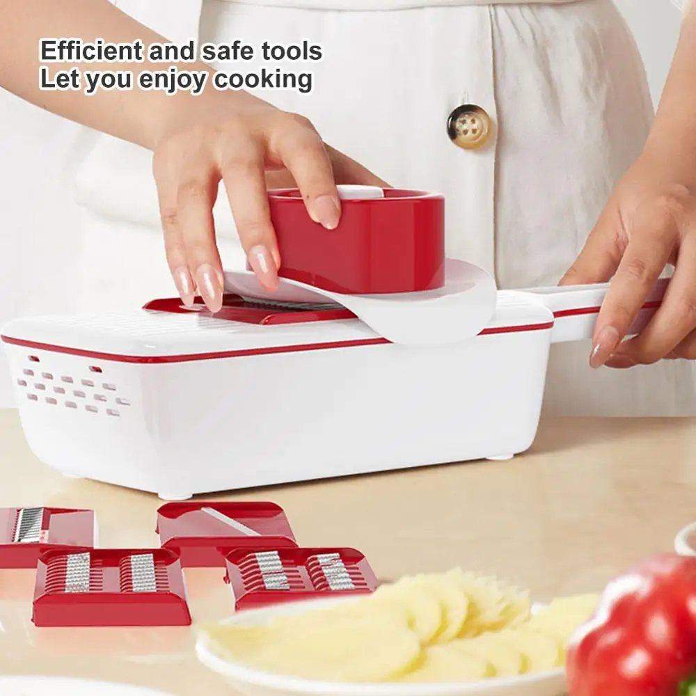 Multi-function Vegetable Cutter Potato Shredder Home Kitchen Slice Grater Manual Kitchen Tool
Multi-function Vegetable Cutter Potato Shredder Home Kitchen Slice Grater Manual Kitchen Tool