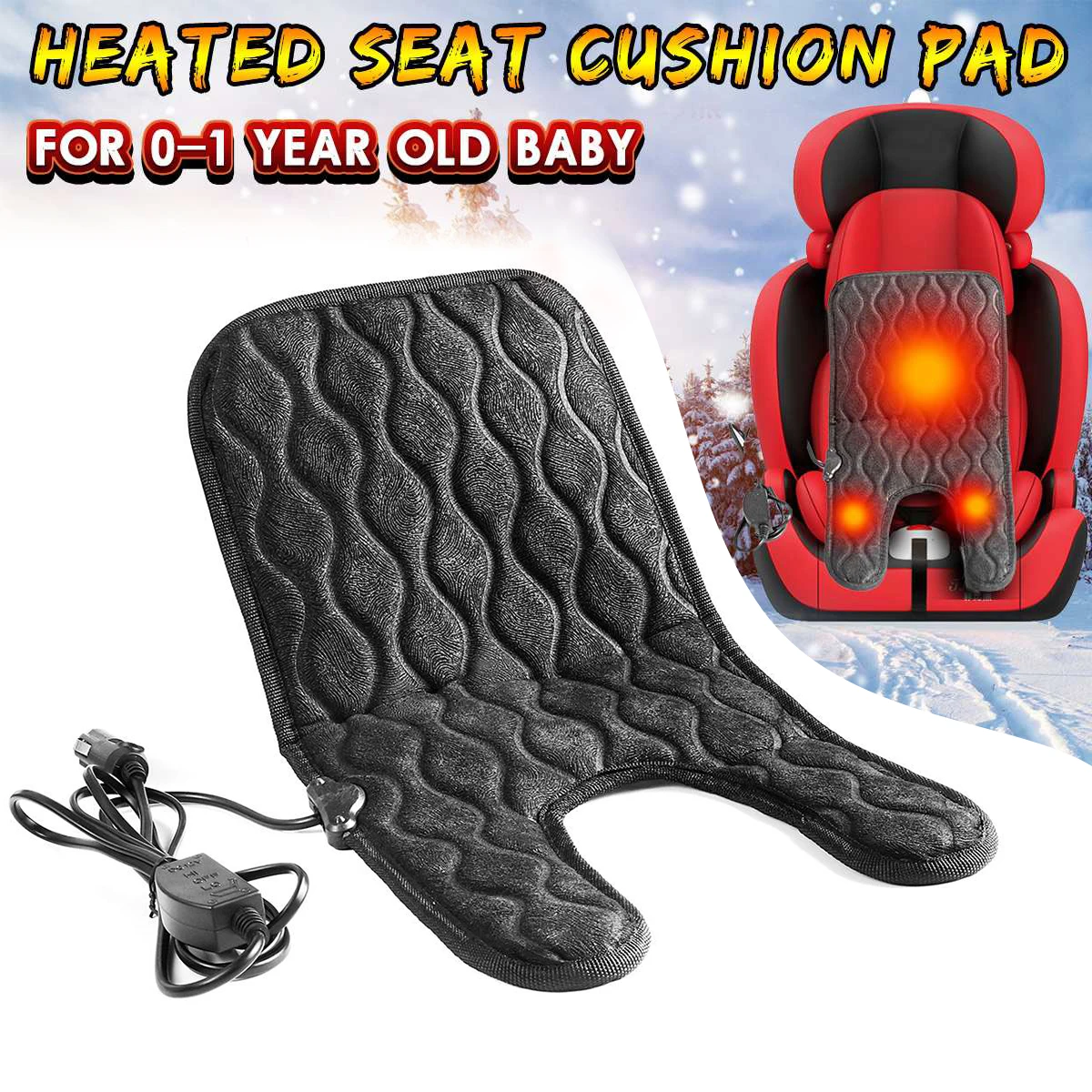 12V Winter Car Heated Seat Cover Cushion 45-55 degrees Warmer Heating Warmer Pad Cover Electric Heating Seat Mat for Child hot
12V Winter Car Heated Seat Cover Cushion 45-55 degrees Warmer Heating Warmer Pad Cover Electric Heating Seat Mat for Child hot