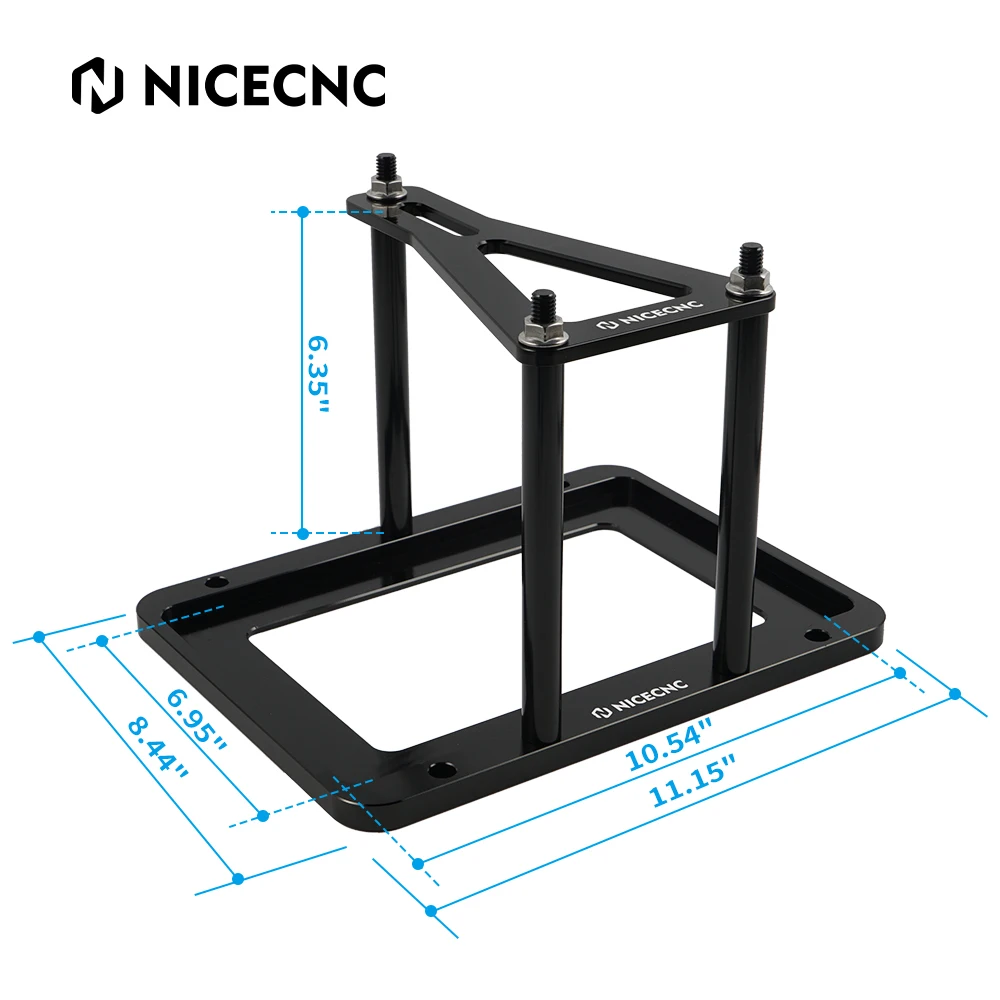 NICECNC T6061 Billet Aluminum Universal Billet Battery Tray Hold Down/Relocation Box for Most Car/Truck Batteries
NICECNC T6061 Billet Aluminum Universal Billet Battery Tray Hold Down/Relocation Box for Most Car/Truck Batteries