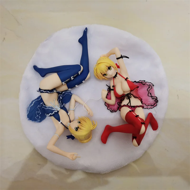 Anime Fate Stay Night Saber Blue Red Pajamas Ver PVC Action Figure Collectible Model Doll Toy 18cm 
Anime Fate Stay Night Saber Blue Red Pajamas Ver PVC Action Figure Collectible Model Doll Toy 18cm