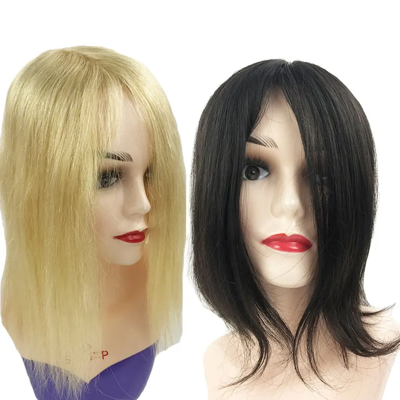 15x16cm Virgin Human Hair Silk Base Topper Black Straight Hair Top Women Toppers 130 Density Blonde Color #613
15x16cm Virgin Human Hair Silk Base Topper Black Straight Hair Top Women Toppers 130 Density Blonde Color #613