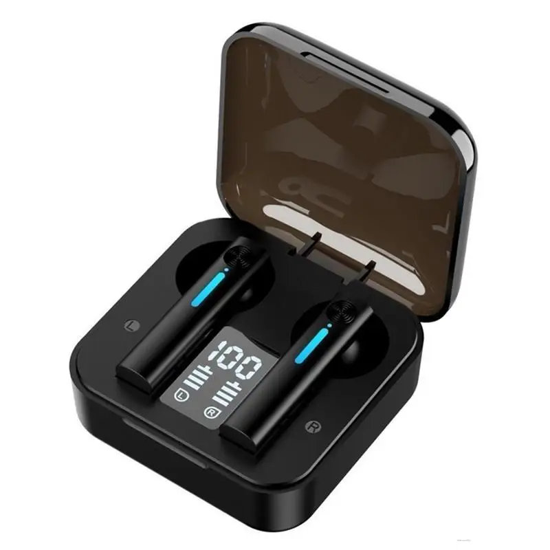 T13 TWS Bluetooth 5.0 Headset Wireless Headphone In-Ear Touch 9D Stereo Bass Waterproof Sports Earplus with LED Power Display
T13 TWS Bluetooth 5.0 Headset Wireless Headphone In-Ear Touch 9D Stereo Bass Waterproof Sports Earplus with LED Power Display