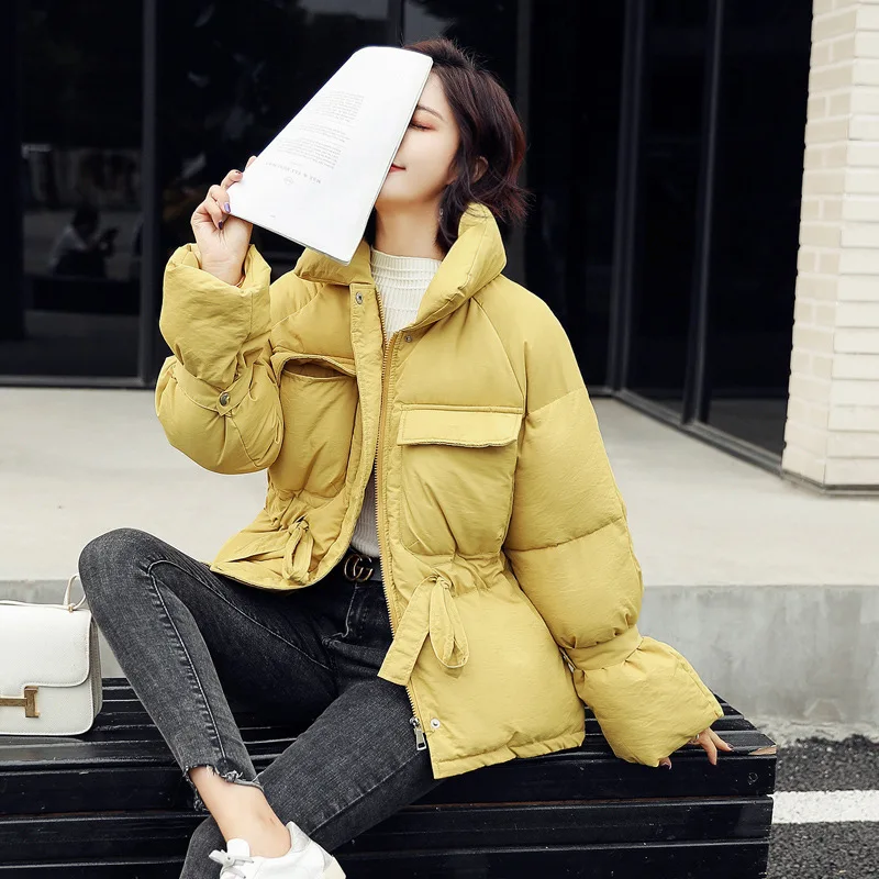 Fashion Solid Color Cotton Padded Women's Short Autumn Winter 2019 New Korean Loose Down Cotton Jacket Student's Parkas Coat
Fashion Solid Color Cotton Padded Women's Short Autumn Winter 2019 New Korean Loose Down Cotton Jacket Student's Parkas Coat