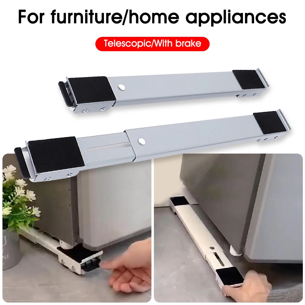 2-piece furniture bracket drum washing machine refrigerator mobile base bracket multifunctional portable movable mounting frame
2-piece furniture bracket drum washing machine refrigerator mobile base bracket multifunctional portable movable mounting frame
