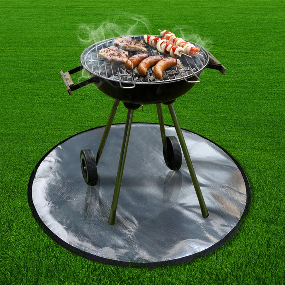 BBQ Floor Pad Fireproof Mat for Camping Heat Insulated Protective Picnic Blanket Fire Resistance 
BBQ Floor Pad Fireproof Mat for Camping Heat Insulated Protective Picnic Blanket Fire Resistance