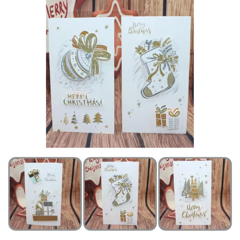 Paper 8Pcs Premium Eco-friendly Christmas Card Novelty Blessing Card Rectangle for Party 
Paper 8Pcs Premium Eco-friendly Christmas Card Novelty Blessing Card Rectangle for Party