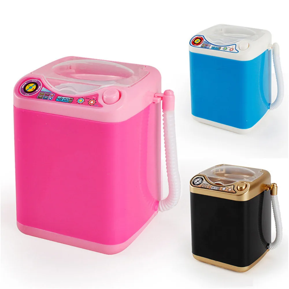 Mini Electric Washing Machine Toy Wash Makeup Brushes Sponges Pink/ Blue / Black Automatic Eyelash Makeup Brush Cleaner Device
Mini Electric Washing Machine Toy Wash Makeup Brushes Sponges Pink/ Blue / Black Automatic Eyelash Makeup Brush Cleaner Device