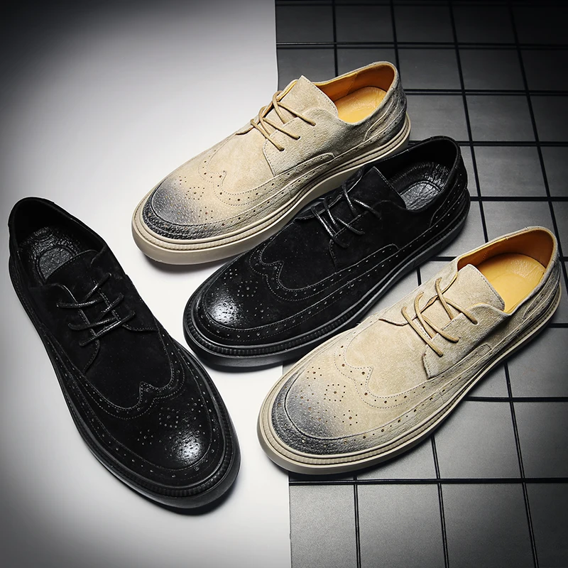 Men's Black Men's Shoes Genuine Luxury Brand Waterproof Fashion Formal Slip Classic Men's Comfortable Brock Leather Shoes
Men's Black Men's Shoes Genuine Luxury Brand Waterproof Fashion Formal Slip Classic Men's Comfortable Brock Leather Shoes