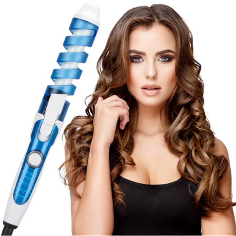 Ceramic Spiral Hair Curling Iron Professional Big Wave Electric Hair Curler Wand Bar Hot Tool Portable Hair Styling Salon Tools
Ceramic Spiral Hair Curling Iron Professional Big Wave Electric Hair Curler Wand Bar Hot Tool Portable Hair Styling Salon Tools