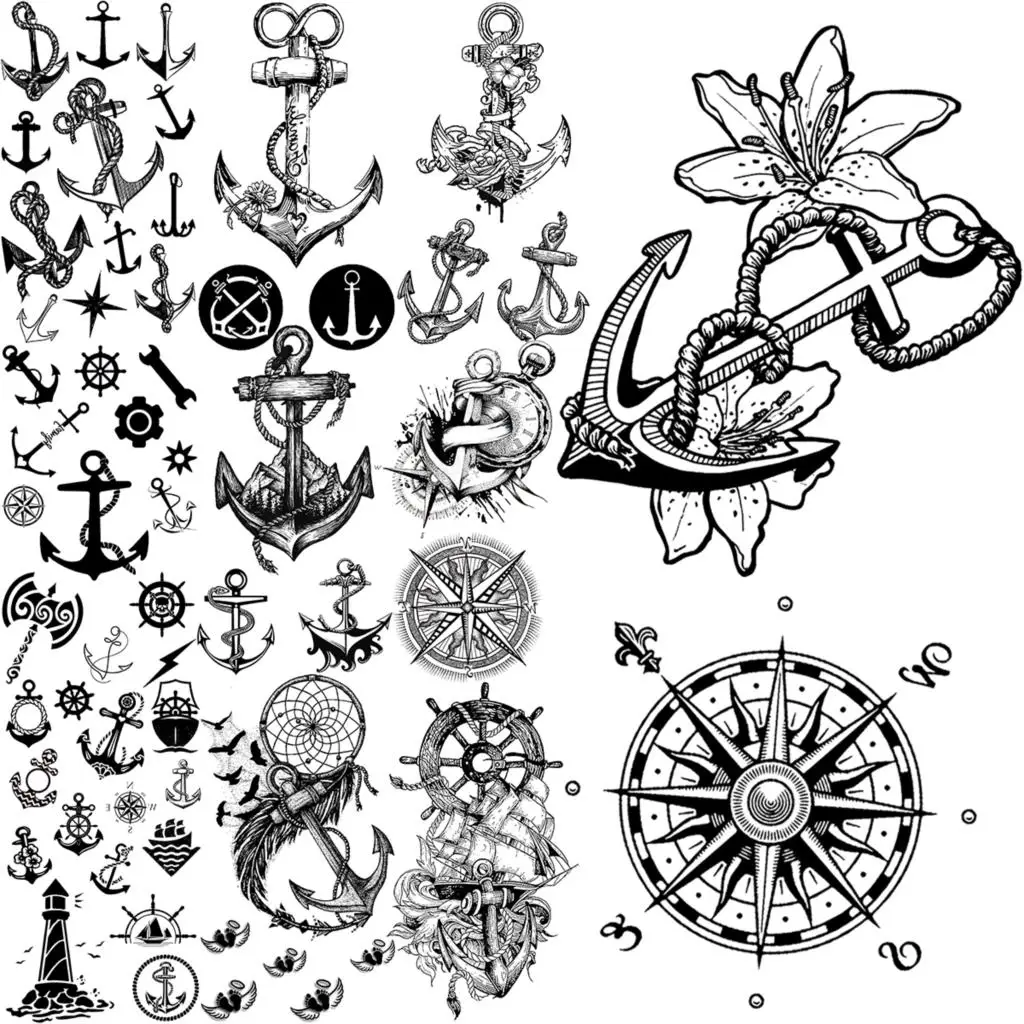Anchor Compass Daffodil Temporary Tattoos For Women Men Lighthouse Dream Catcher Waterproof Fake Tattoo Sticker Hand Small Tatoo
Anchor Compass Daffodil Temporary Tattoos For Women Men Lighthouse Dream Catcher Waterproof Fake Tattoo Sticker Hand Small Tatoo