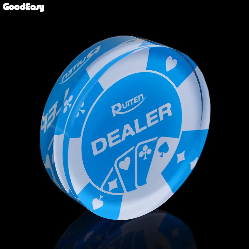 Hot Sale Acrylic Poker Dealer Button Texas Hold'em 3inch Pressing Poker Cards Guard poker Dealer Button-Blue Dealer 1PCS
Hot Sale Acrylic Poker Dealer Button Texas Hold'em 3inch Pressing Poker Cards Guard poker Dealer Button-Blue Dealer 1PCS