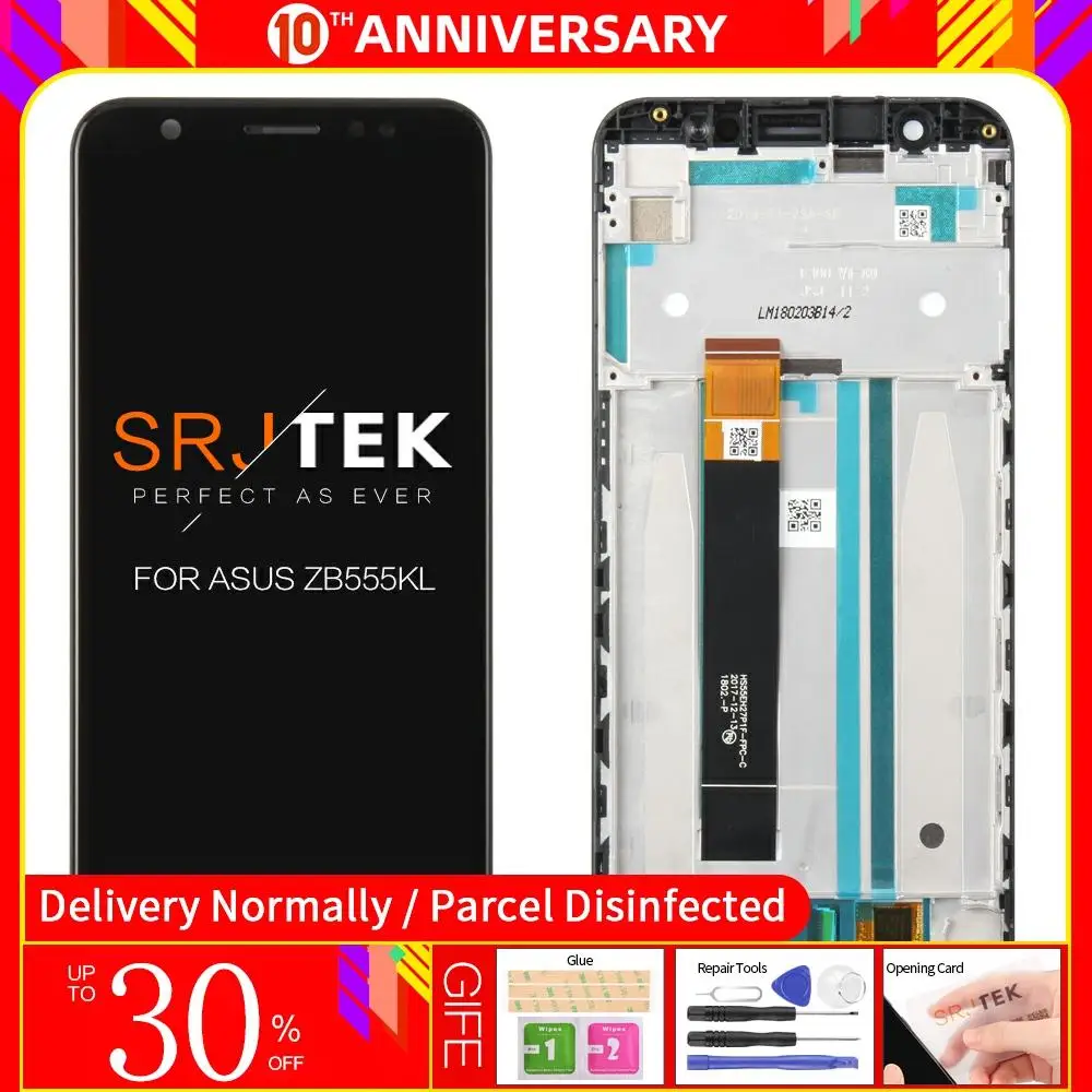 Srjtek 5.5" For Asus Zenfone Max M1 ZB555KL LCD Display For Asus ZB555KL Display ZB555KL Screen Touch Digitizer Glass With Frame
Srjtek 5.5" For Asus Zenfone Max M1 ZB555KL LCD Display For Asus ZB555KL Display ZB555KL Screen Touch Digitizer Glass With Frame
