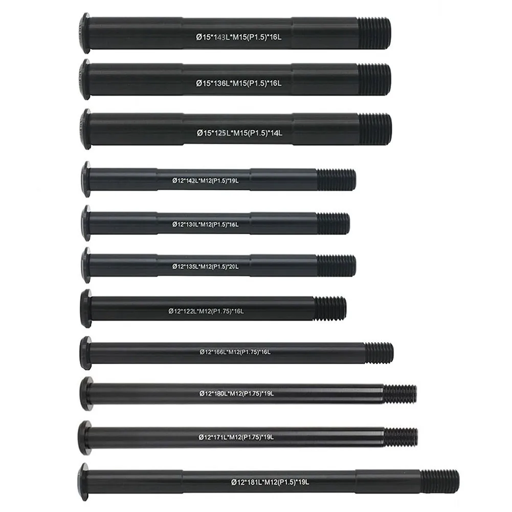 Bike Bicycle Replacement Front/Rear Thru Axle 12/15mm 122-181L P1.5/P1.75 Quick Release Hubs Tube Shaft Skewers Part Accessories
Bike Bicycle Replacement Front/Rear Thru Axle 12/15mm 122-181L P1.5/P1.75 Quick Release Hubs Tube Shaft Skewers Part Accessories